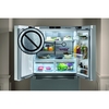 Miele KFFD 6765 EDT/CS CleanSte American Fridge Freezer, Stainless Steel, D Rated,  Plumbed