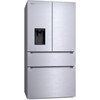 Miele KFFD 6765 EDT/CS CleanSte American Fridge Freezer, Stainless Steel, D Rated,  Plumbed