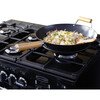 Rangemaster PDL110DFFCB/C 110cm Dual Fuel Range Cooker Professional Deluxe Charcoal Black / Chrome, A Rated