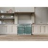 Rangemaster ELS110DFFMG 110cm Dual Fuel Range Cooker Elise Mineral Green / Brushed Nickel, A Rated