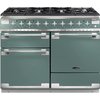 Rangemaster ELS110DFFMG 110cm Dual Fuel Range Cooker Elise Mineral Green / Brushed Nickel, A Rated