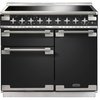 Rangemaster ELS100EICB 100cm Induction Range Cooker Elise Charcoal Black / Brushed Nickel, A Rated