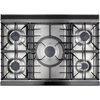 Rangemaster ELS90DFFCB 90cm Dual Fuel Range Cooker Elise Charcoal Black / Brushed Nickel, A Rated
