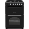 Rangemaster CLA60NGFBL/C Gas Cooker with Double Oven Classic Black / Chrome, A+ Rated