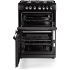 Rangemaster CLA60DFFBL/C Dual Fuel Cooker with Double Oven Classic Black / Chrome, A Rated