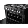 Rangemaster CLA60DFFBL/C Dual Fuel Cooker with Double Oven Classic Black / Chrome, A Rated