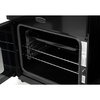 Rangemaster CLA60DFFBL/C Dual Fuel Cooker with Double Oven Classic Black / Chrome, A Rated