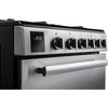 Rangemaster PROPL60NGFSS/C Gas Cooker with Double Oven Professional Plus Stainless Steel / Chrome, A+ Rated