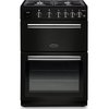Rangemaster PROPL60NGFBL/C Gas Cooker with Double Oven Professional Plus Black / Chrome, A+ Rated