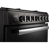 Rangemaster PROPL60DFFBL/C Dual Fuel Cooker with Double Oven Professional Plus Black / Chrome, A Rated