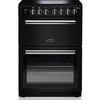 Rangemaster PROPL60ECBL/C Ceramic Electric Cooker with Double Oven Professional Plus Black / Chrome, A Rated