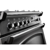 Rangemaster CLAS90FXDFFSL/C 90cm Dual Fuel Range Cooker Classic FX Slate / Chrome, A+++ Rated