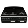 Rangemaster CDL90DFFCB/C 90cm Dual Fuel Range Cooker Classic Deluxe Charcoal Black / Chrome, A Rated