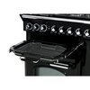 Rangemaster CDL90DFFCB/C 90cm Dual Fuel Range Cooker Classic Deluxe Charcoal Black / Chrome, A Rated