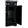 Rangemaster CDL90DFFCB/C 90cm Dual Fuel Range Cooker Classic Deluxe Charcoal Black / Chrome, A Rated
