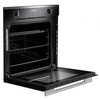 Rangemaster RMB6010BL/SS Built-In Electric Single Oven Black and Stainless Steel