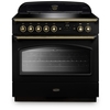 Rangemaster Classic FX CLAS90FXEIBL/B 90cm Induction Range Cooker 90 Black / Brass, A Rated