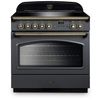 Rangemaster Classic FX CLAS90FXEISL/B 90cm Induction Range Cooker 90 Slate / Brass, A Rated
