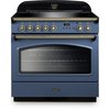 Rangemaster CLAS90FXEISB/B 90cm Induction Range Cooker Classic FX Stone Blue / Brass, A Rated