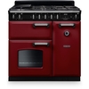 Rangemaster CL90DFPBOR/CM1 90cm Dual Fuel Range Cooker Classic Bordeaux / Chrome, A Rated