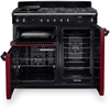 Rangemaster CL100DFPBOR/CM1 100cm Dual Fuel Range Cooker Classic Bordeaux / Chrome, A Rated