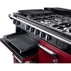 Rangemaster CL100DFPBOR/CM1 100cm Dual Fuel Range Cooker Classic Bordeaux / Chrome, A Rated