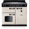 Rangemaster CL100EIPPCR/CM1 100cm Induction Range Cooker Classic Pale Cream / Chrome, A Rated