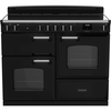 Rangemaster CLO110EIPGBL/CM1 110cm Induction Range Cooker Classic Gloss Black / Chrome, A Rated