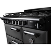 Rangemaster CLDL90DFPSLT/CM1 90cm Dual Fuel Range Cooker Classic Deluxe Slate / Chrome, A Rated