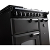 Rangemaster CLDL90DFPSLT/CM1 90cm Dual Fuel Range Cooker Classic Deluxe Slate / Chrome, A Rated
