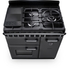 Rangemaster CLDL90DFPSLT/CM1 90cm Dual Fuel Range Cooker Classic Deluxe Slate / Chrome, A Rated