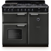 Rangemaster CLDL100DFPSLT/CM1 100cm Dual Fuel Range Cooker Classic Deluxe Slate / Chrome, A Rated