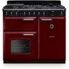 Rangemaster CLDL100DFPBOR/CM1 100cm Dual Fuel Range Cooker Classic Delux Bordeaux / Chrome, A Rated