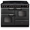 Rangemaster CLDLO110DFPSLT/CM1 110cm Dual Fuel Range Cooker Classic Deluxe Slate / Chrome, A Rated