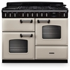 Rangemaster CLDLO110DFPPCR/CM1 110cm Dual Fuel Range Cooker Classic Deluxe Pale Cream / Chrome, A Rated