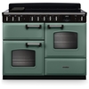 Rangemaster CLDLO110EIPMGR/CM1 110cm Induction Range Cooker Classic Deluxe Mineral Green / Chrome, A Rated