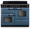 Rangemaster CLDLO110EIPSTB/CM1 110cm Induction Range Cooker Classic Deluxe Stone Blue / Chrome, A Rated