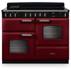Rangemaster CLDLO110EIPBOR/CM1 110cm Induction Range Cooker Classic Deluxe Bordeaux / Chrome, A Rated