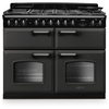 Rangemaster CLDLB110DFPSLT/CM1 110cm Dual Fuel Range Cooker Classic Deluxe Slate / Chrome, A Rated