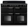 Rangemaster CLDLB110EIPCBL/CM1 110cm Induction Range Cooker Classic Deluxe Black / Chrome, A Rated