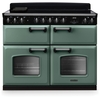 Rangemaster CLDLB110EIPMGR/CM1 110cm Induction Range Cooker Classic Deluxe Mineral Green / Chrome, A Rated