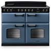 Rangemaster CLDLB110EIPSTB/CM1 110cm Induction Range Cooker Classic Deluxe Stone Blue / Chrome, A Rated