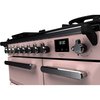 Rangemaster ESDL90DFPPPK/CM1 90cm Dual Fuel Range Cooker Estel Deluxe Pale Pink / Chrome, A Rated