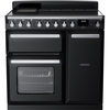 Rangemaster ESDL90EIPGBL/CM1 90cm Induction Range Cooker Estel Deluxe Black / Chrome, A Rated