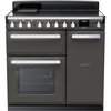 Rangemaster ESDL90EIPSLT/CM1 90cm Induction Range Cooker Estel Deluxe Slate / Chrome, A Rated