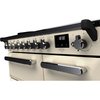 Rangemaster ESDL90EIPPCR/CM1 90cm Induction Range Cooker Estel Deluxe Pale Cream / Chrome, A Rated