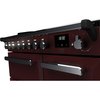 Rangemaster ESDL90EIPBOR/CM1 90cm Induction Range Cooker Estel Deluxe Bordeaux / Chrome, A Rated