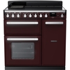Rangemaster ESDL90EIPBOR/CM1 90cm Induction Range Cooker Estel Deluxe Bordeaux / Chrome, A Rated