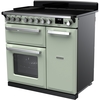 Rangemaster ESDL90EIPMNT/CM1 90cm Induction Range Cooker Estel Deluxe Mint / Chrome, A Rated