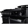 Rangemaster ESDL100DFPGBL/CM1 100cm Dual Fuel Range Cooker Estel Deluxe Black / Chrome, A Rated